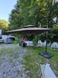 Abba Patio Offset Umbrella,  8.5' x 11'.5'