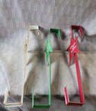 Lot of 3 Metal Door Hooks