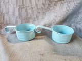 Blue Metal Laundry Powder Container with 2 Scoops