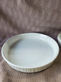Pair of Corning Ware French White Dishes