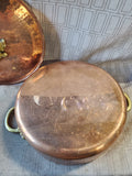 Ruffoni Hammered Copper And Brass Pot