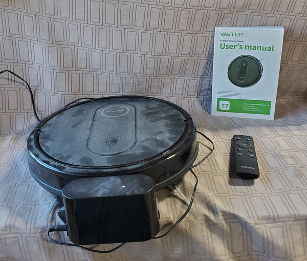 VacTidy T7 Robot Vacuum Cleaner POWERS ON/NO FURTHER TESTING