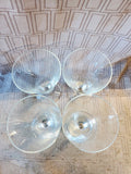 Set of 4 Clear Glass Pilsner Glasses (2 SETS AVAILABLE PRICED INDIVIDUALLY AT $10 EACH)