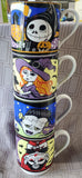 Lenox Set of 4 Halloween Characters Stackable Mugs