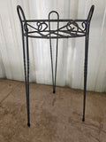 Black Metal 3-Legged Plant Stand (C)