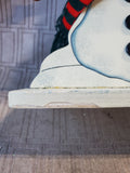 Wooden Snowman Table Decor