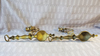 Pair of Brass Wall Sconces (2 PAIRS AVAILABLE PRICED INDIVIDUALLY AT $25 EACH)
