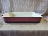 Le Creuset Mauve Stoneware Rectangular Baking Dish