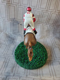 Colonial Downs 2004 Virginia Derby Winning Jockey Figurine