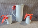 3 Piece Threshold Porcelain Snowflake Tea Set