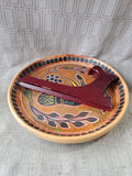 Hand Painted Terracotta Decorative Plate