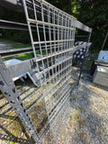 3-Tier Heavyweight Metal Shelving Unit w/Wire Shelves (B)