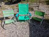 Three Low Beach Chairs