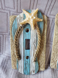 2 Piece Nautical Themed Light Switch Cover and Outlet Cover Set