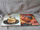 Pair of Marcel DeSaulniers Death by Chocolate Cookbooks