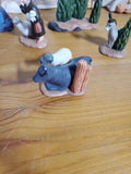 Department 56 Heritage Village Collection "Little Town of Bethlehem Series" 12 Piece Figurine Set WORKS