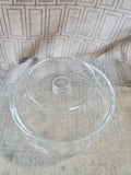 Clear Glass 12 Days of Christmas Pedestal Candy Dish