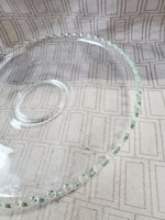 Vintage Clear Glass Cake Plate