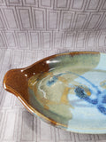 Signed Pottery Au Gratin Dish