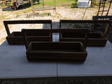 Trio of Wooden Boxes w/Handles