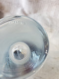 Set of 4 Heavy Italian Clear Glass Bullet Brunch Glasses (2 SETS AVAILABLE PRICED INDIVIDUALLY AT $28 EACH)