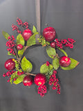 Petite Faux Apple Wreath and 24" Wreath Box