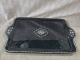 Temp-Tations Black and White Ceramic Tray