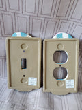 2 Piece Nautical Themed Light Switch Cover and Outlet Cover Set