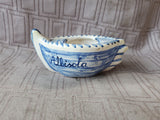 Albisola Blue and White Ceramic Trinket Dish