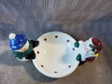 Earthenware Christmas Dip Bowl