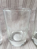 Set of 3 Colonial Williamsburg Golden Horseshoe Golf Club Whiskey Glasses