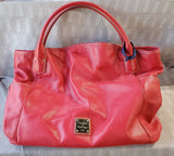 Dooney & Bourke Red Kristen  Leather Tote