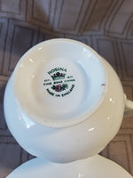 Rosina Floral Teacup and Saucer Set