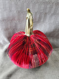 Plaid Fabric Pumpkin