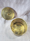 Brass Potpourri Covered Dish
