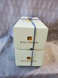 Pair of Baldwin Brass Candle Votives