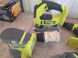 Ryobi One+ ToolSystem, Four Tools and Three Batteries w/Charger