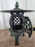 Cast Metal Pagoda Garden Lantern, Heavyweight