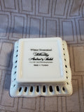 (D) Andrea by Sadek Colonial Williamsburg "Winter Homestead" Trinket Dish