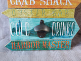 Wooden Dock Sign Wall Hanging Bottle Opener