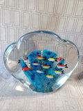 Murano Style Heavy Art Glass Aquarium Sculpture