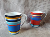 Pair of Lenox DKNY Mult-Colored Mugs (B)