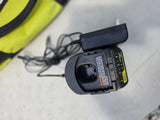 Ryobi Canvas Tool Storage Bag and 18v Battery Charger ONLY (no battery)