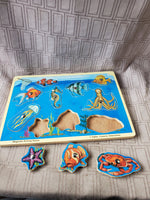 Pair of Wooden Children's Puzzles