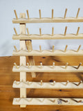 June Tailor Small Wooden 60 Spool Thread Rack
