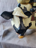 Williraye Studios "Let's Join the Parade!" Americana Cow Figurine AS IS—READ DESCRIPTION CAREFULLY**