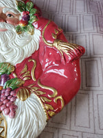 Fitz and Floyd Santa Canape Plate