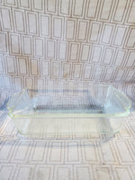 Fire-King Clear Glass Loaf Pan