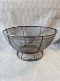 Brown Wire Metal Fruit Bowl