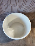 Ceramic White and Gold Toned Planter